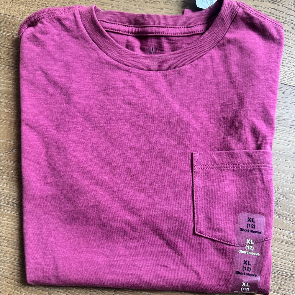 GAP Plum Short Sleeve Tee